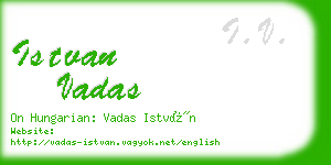 istvan vadas business card